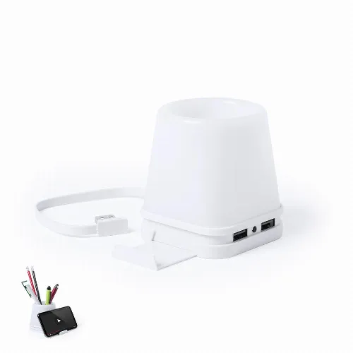 USB Hub Pencil Holder Belind