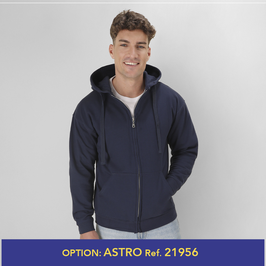 Adult Hooded + Zipper Sweatshirt "keya" SWZ280